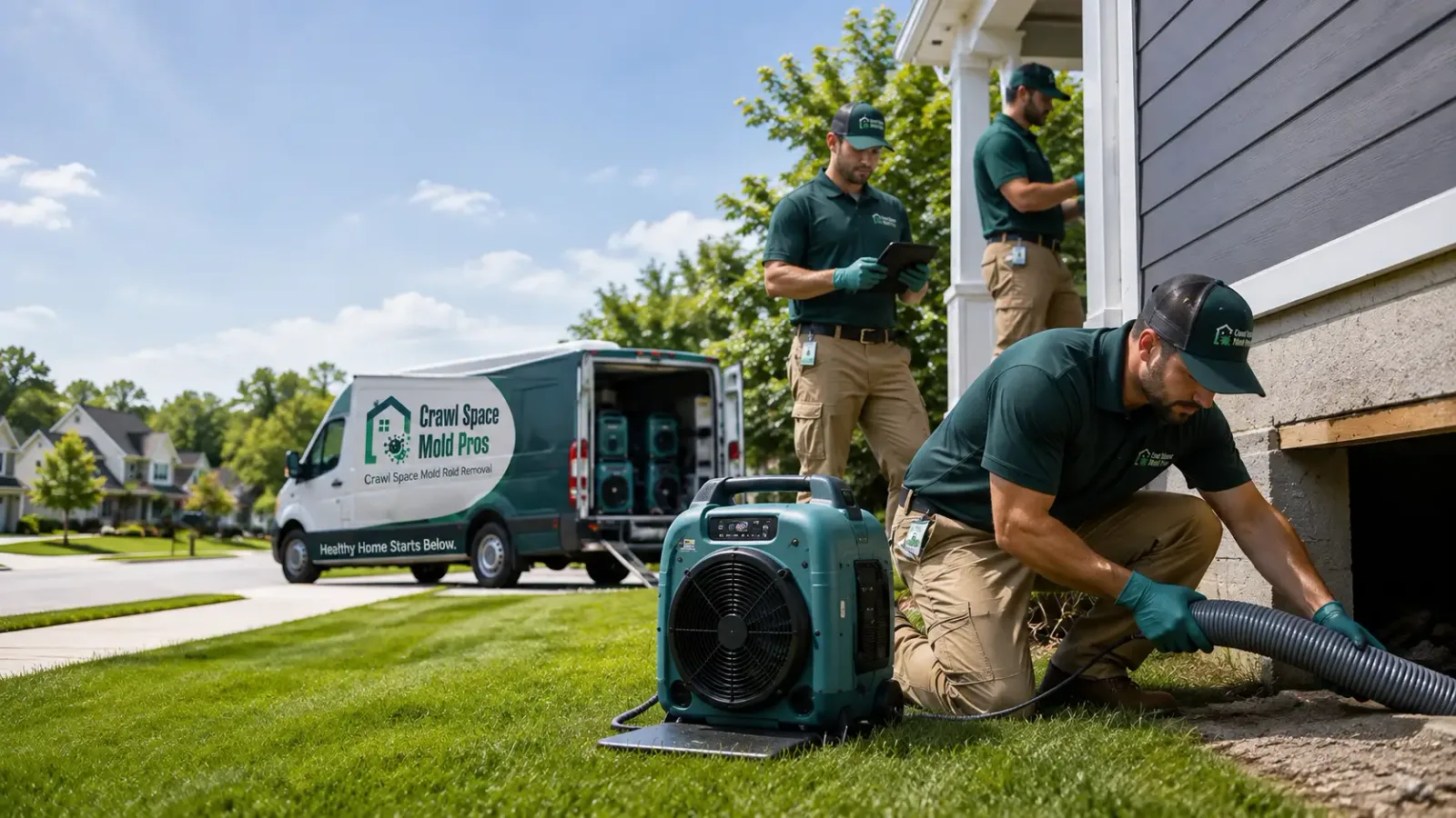 Crawl Space Mold Removal in Coleridge, NE